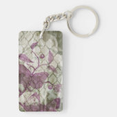 Arabesque Butterflies III Schlüsselanhänger (Rückseite)