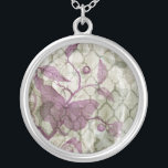 Arabesque Butterflies III Versilberte Kette<br><div class="desc">Tiere</div>