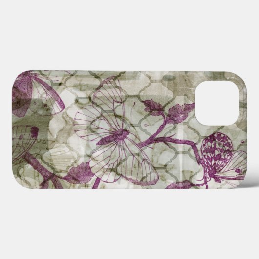 Arabesque Butterflies IV Case-Mate iPhone Hülle (Rückseite (Horizontal))