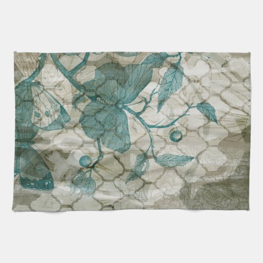 Arabesque Butterflies V Handtuch (Horizontal)