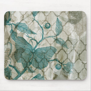 Arabesque Butterflies V Mousepad