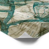 Arabesque Butterflies V Poster (Ecke)