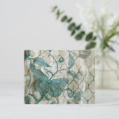 Arabesque Butterflies V Postkarte (Stehend Vorderseite)