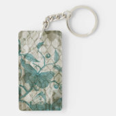 Arabesque Butterflies V Schlüsselanhänger (Rückseite)