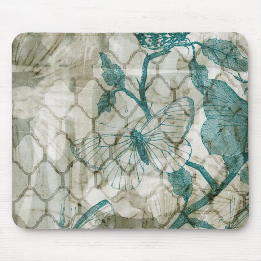 Arabesque Butterflies VI Mousepad (Vorne)