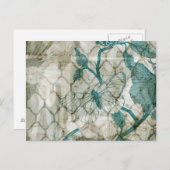 Arabesque Butterflies VI Postkarte (Vorne/Hinten)