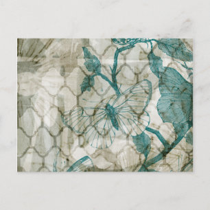Arabesque Butterflies VI Postkarte