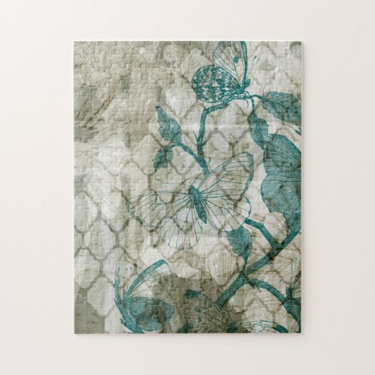Arabesque Butterflies VI Puzzle (Vertikal)