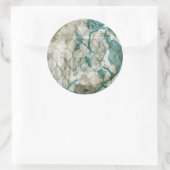 Arabesque Butterflies VI Runder Aufkleber (Tasche)