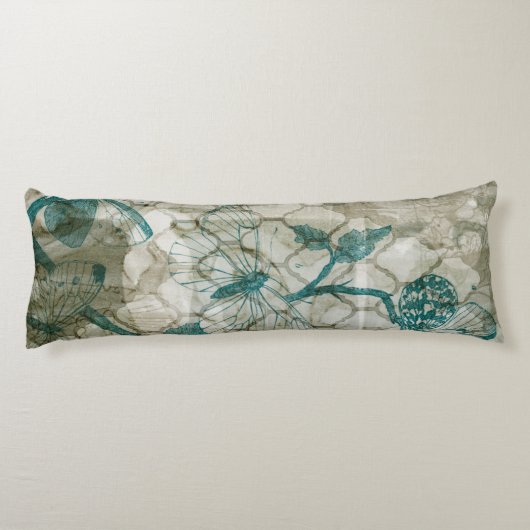 Arabesque Butterflies VI Seitenschläferkissen (Rückseite)