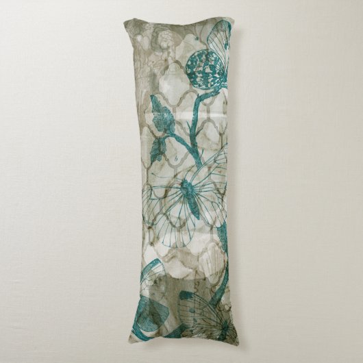 Arabesque Butterflies VI Seitenschläferkissen (Vorderseite Vertikal)