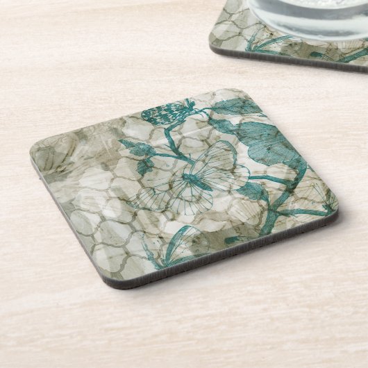 Arabesque Butterflies VI Untersetzer (Linke Seite)