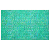 Arabesque-Damast - Aqua und Türkis Stoff (Fat Quarter (45,7 x 55,9 cm))