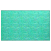 Arabesque-Damast - Aqua und Türkis Stoff (Yard (91,4 cm))
