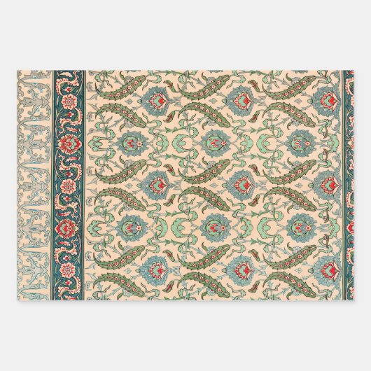 Arabesque Design Geschenkpapier Set (Vorderseite 3)
