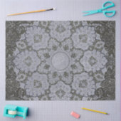 Arabesque Ephemera Pale Blue Vintag Decoupage Seidenpapier (Basteln)