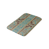 Arabesque Fabric Paisley Oriental Design Badematte (Schrägansicht)