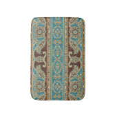 Arabesque Fabric Paisley Oriental Design Badematte (Vorderseite Vertikal)