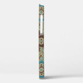 Arabesque Fabric Paisley Oriental Design Case-Mate iPhone Hülle (Rückseite / Links)
