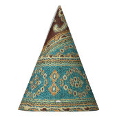 Arabesque Fabric Paisley Oriental Design Partyhütchen (Links)