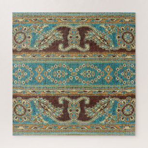 Arabesque Fabric Paisley Oriental Design Puzzle