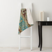 Arabesque Fabric Paisley Oriental Design Sherpadecke (Beispiel)
