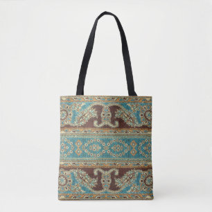 Arabesque Fabric Paisley Oriental Design Tasche