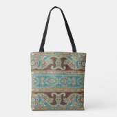 Arabesque Fabric Paisley Oriental Design Tasche (Rückseite)