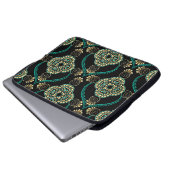 Arabesque floral, Vintag Elegance Muster. Laptopschutzhülle (Vorne Knopf)