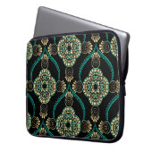 Arabesque floral, Vintag Elegance Muster. Laptopschutzhülle (Vorderseite Links)
