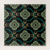 Arabesque floral, Vintag Elegance Muster. Puzzle (Horizontal)
