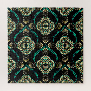 Arabesque floral, Vintag Elegance Muster. Puzzle