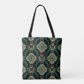 Arabesque floral, Vintag Elegance Muster. Tasche (Rückseite)