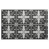 Arabesque Frühling des Lebens Blumenkreuz Silbersc Stoff (Fat Quarter (45,7 x 55,9 cm))