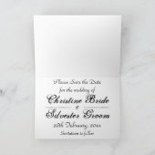 Arabesque Gold Lace, Save the Date Einladung (Innenseite)