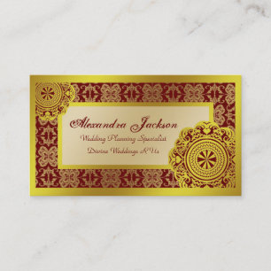 Arabesque Gold Lace, Visitenkarte