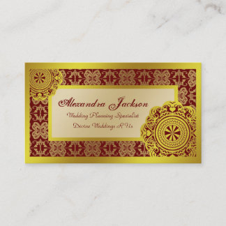 Arabesque Gold Lace, Visitenkarte
