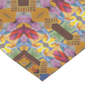 Arabesque Hearts Fraktal Pattern Kurzer Tischläufer (Ecke)