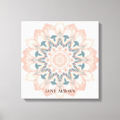 Arabesque Mandala Art Leinwanddruck (Vorderseite)