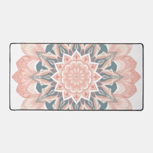 Arabesque Mandala Art Schreibtischunterlage (Vorderseite)