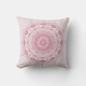 Arabesque Mandala Pillow - Pink Geometric Decorati Kissen (Vorderseite)