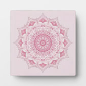 Arabesque Mandala - rosa geometrische Kunst Fotoplatte (Vorderseite)