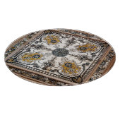 Arabesque Marmortextur Vintage Patchwork Schneidebrett (Ecke)