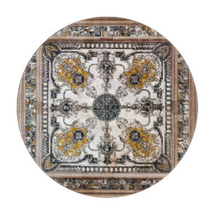 Arabesque Marmortextur Vintage Patchwork Schneidebrett