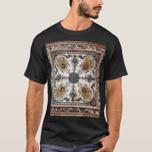 Arabesque Marmortextur Vintage Patchwork T-Shirt