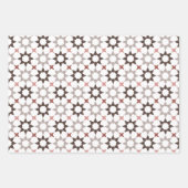 Arabesque marokkanisches Geschenkpapier Set (Vorderseite)