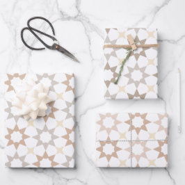 Arabesque marokkanisches Geschenkpapier Set