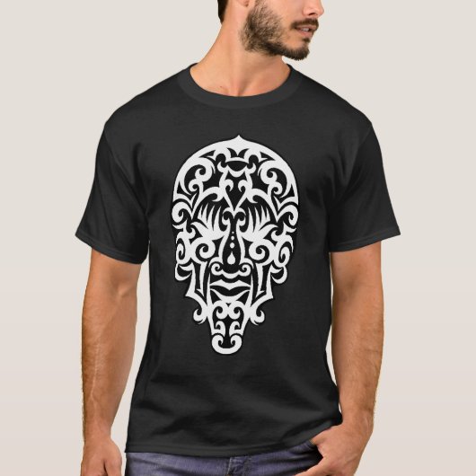 Arabesque Mask Ornament Art T-Shirt (Vorderseite)