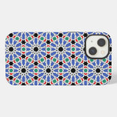 Arabesque Mosaic Pattern iPhone Hülle (Rückseite (Horizontal))