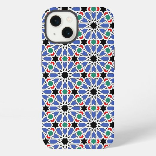 Arabesque Mosaic Pattern iPhone Hülle (Rückseite)